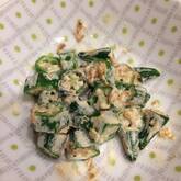 和えるだけの簡単副菜！オクラのマヨしょうゆ和え