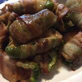 ご飯がすすむ！豚肉巻き 三色野菜で彩り鮮やか