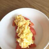 トマトと卵のサラダ