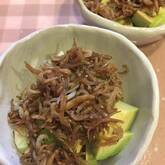 ジャコとアボカドのサラダ