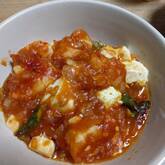 豆腐入りエビチリ