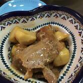 里芋と豚バラ肉のみそ煮