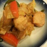 鶏むね肉のピリ辛みそ炒め