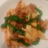 キノコでかさまし！本格青椒肉絲（チンジャオロース）