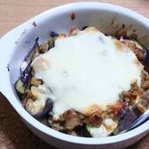 長ナスの重ね焼き