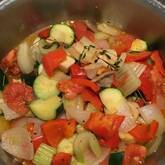 彩り野菜をたっぷり！人気のラタトゥイユ 鍋で煮込むだけ