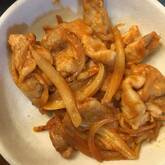 豚肉のケチャップ炒め