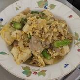 豆腐と豚肉の炒め物