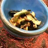 ワケギとささ身の和え物