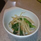 モヤシとニラのおかか和え