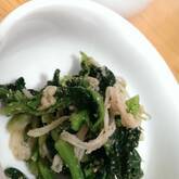 ホウレン草とエノキのゴマ和え