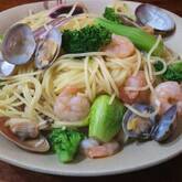 エビとブロッコリーのパスタ