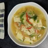 レンジで！豆腐とホタテの卵中華あんかけ