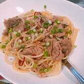 牛ゴボウの和風パスタ