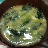 ホウレン草のかきたま汁