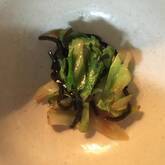 レンジキャベツ昆布和え