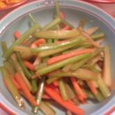 セロリのきんぴら