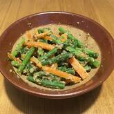 栄養満点！にんにくの芽 ゴマみそ和え 時短調理 by金丸 利恵さん