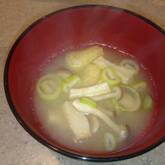 キノコのみそ汁