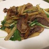 牛肉と野菜の炒め物