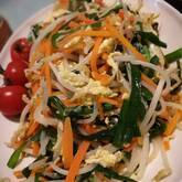 ニラとモヤシの卵炒め