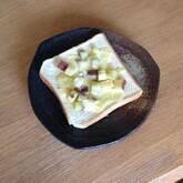 サツマイモのダブルチーズトースト