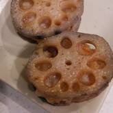 蓮根の海老はさみ揚げ