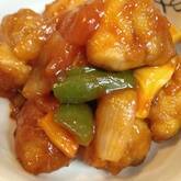 鶏と野菜の酢豚風