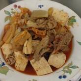 豚キム肉豆腐
