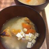 焼き餅のトロトロ白みそ汁