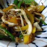 エリンギと鶏肉のみそ炒め