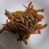 ベーコンとゴボウのきんぴら