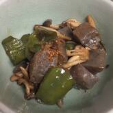 ちぎりコンニャクのピリ辛炒め