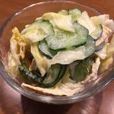 キャベツと油揚げのサラダ