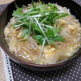 ふんわり卵とキノコのあったかあんかけうどん by 池田 絵美さん