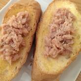 ツナ明太のブルスケッタ