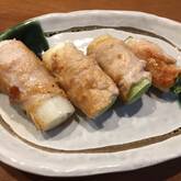 豚肉のペッパーネギ巻き