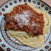 ミートカレーパスタ