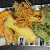 いろいろキノコの天ぷら