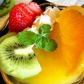 簡単！オレンジジュースでプルプルゼリー