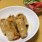 ご飯がすすむ！豚肉巻き 三色野菜で彩り鮮やか