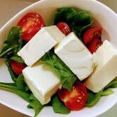 ホウレン草と豆腐のサラダ