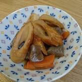 お手軽食材で！ちくわとコンニャクの煮物