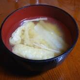 大根とエノキのみそ汁