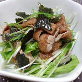 味付け油揚げの和え物