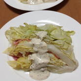 春キャベツのベーコン挟み蒸し焼き