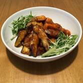 高野豆腐とナスの豚バラ巻き