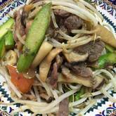 絶品甘辛ダレで！ジンギスカン風ラム肉の炒め物