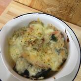 鮭のポテトグラタン