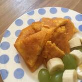 ニンジンのもちもちパンケーキ